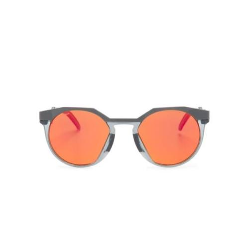 Oakley Orange Runda Solglasögon UV-skydd Orange, Unisex