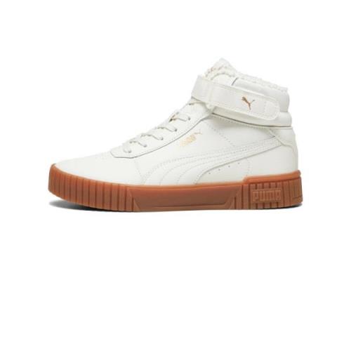 Puma Vintersneakers Retrostil Hög Topp White, Dam