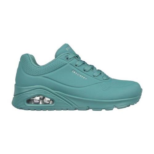 Skechers Aktiva Dam Sneakers med Memory Foam Blue, Dam