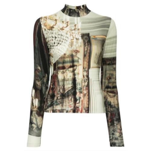 Vivienne Westwood Turtle Neck Salon Sweater Multicolor, Dam