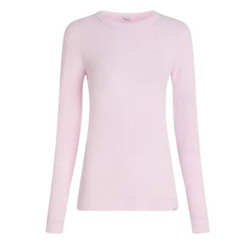 Penn&Ink N.Y Casual Långärmad T-shirt Pink, Dam