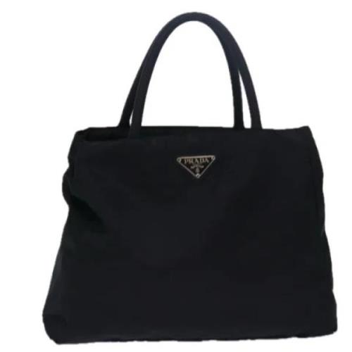 Prada Vintage Pre-owned Tyg prada-vskor Black, Dam