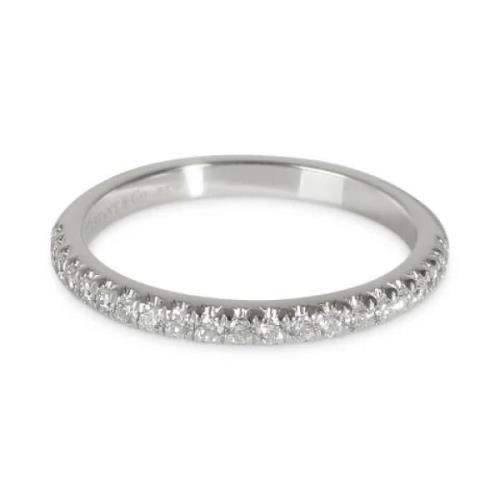 Tiffany & Co. Pre-owned Pre-owned Platina ringar Gray, Dam