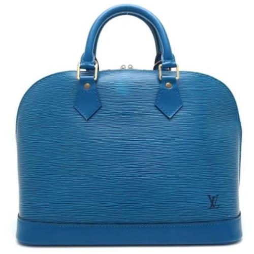 Louis Vuitton Vintage Pre-owned Laeder louis-vuitton-vskor Blue, Dam