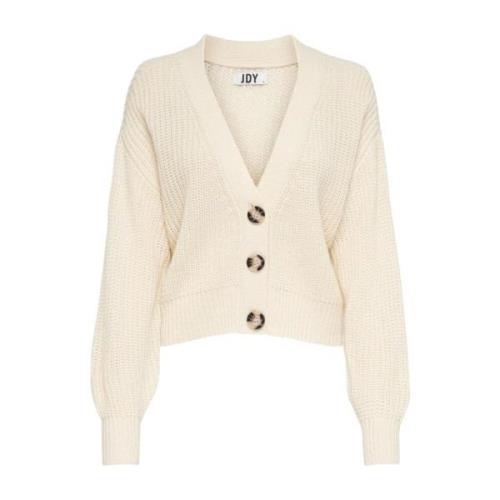 Jacqueline de Yong Stilren Cardigan för Kvinnor White, Dam