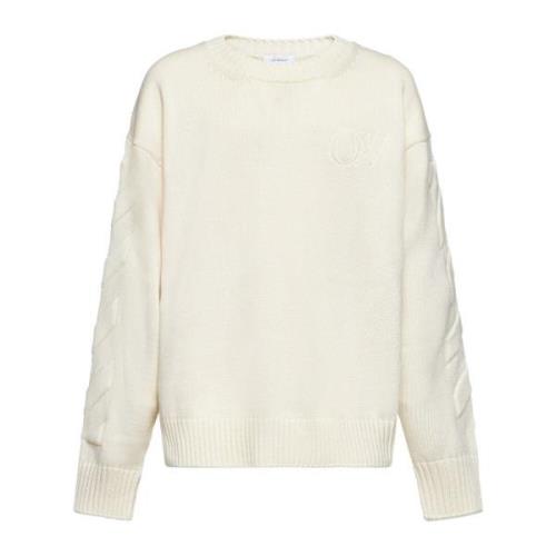 Off White Stiliga Sweaters Kollektion Beige, Herr