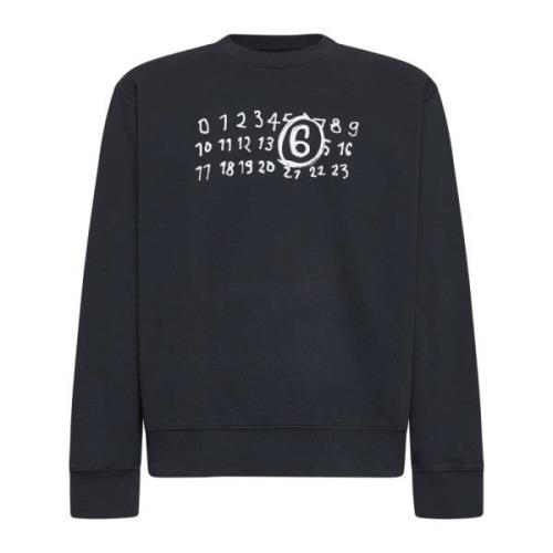 MM6 Maison Margiela Svart Sweater Kollektion Black, Herr