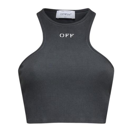 Off White Vit Topp Gray, Dam