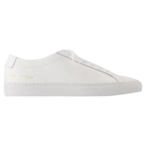 Common Projects Laeder sneakers White, Dam