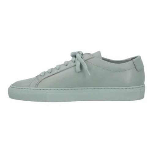 Common Projects Laeder sneakers Gray, Dam