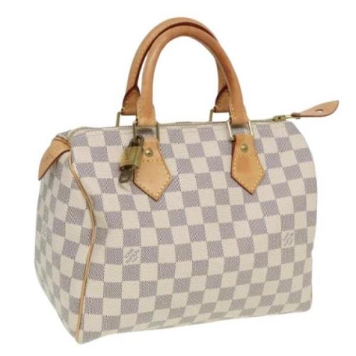 Louis Vuitton Vintage Pre-owned Canvas handvskor White, Dam