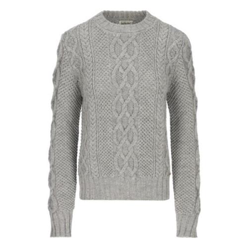 Luis Trenker Stilren Pullover Sweater Gray, Dam