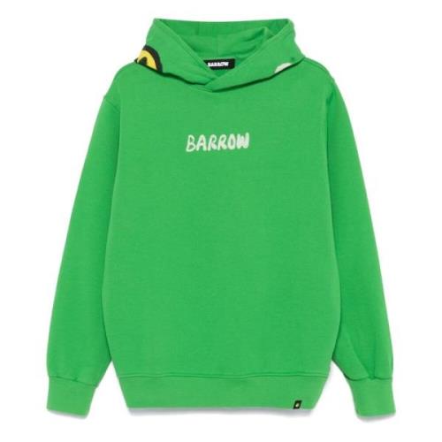 Barrow Vintage Grön Hoodie Tröja Unisex Bomull Green, Herr