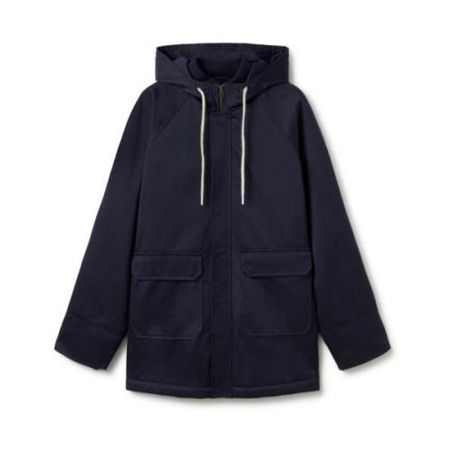 Twothirds Vattenavvisande Parka med Sherpa Fleecefoder Blue, Herr