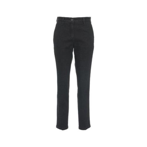 Jacob Cohën Slim Fit Jeans 'Marina' med bältesöglor Black, Dam