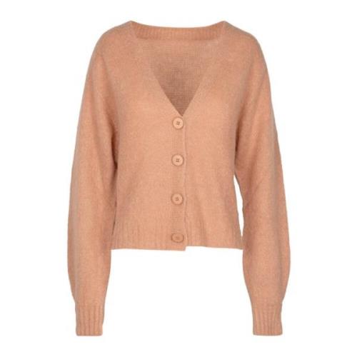 NIU Stilren Cardigan för Kvinnor Brown, Dam