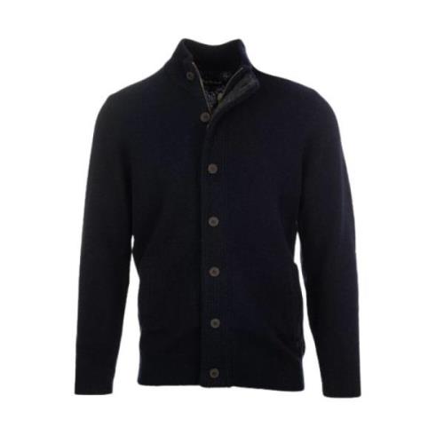 Barbour Essential Patch Zip Cardigan Blue, Herr