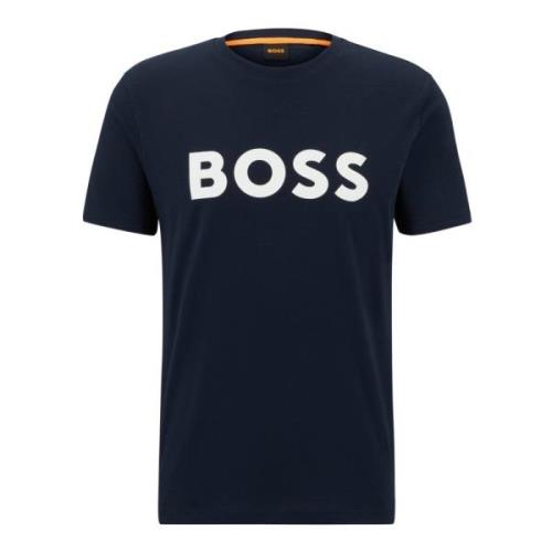 Boss Herr T-shirt med korta ärmar Blue, Herr