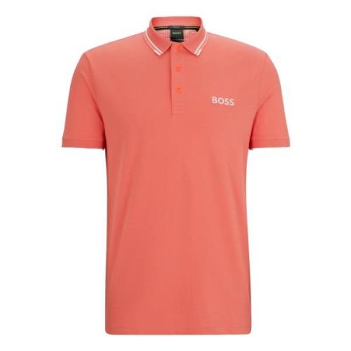 Boss Slim Fit Polo Shirt Red, Herr