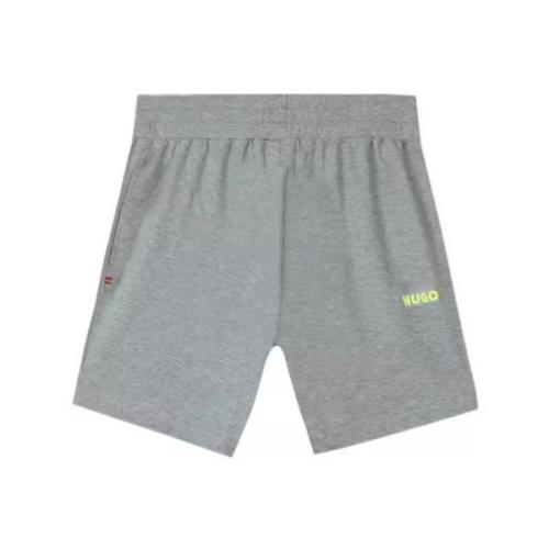 Boss Sporty Cotton Shorts Gray, Herr