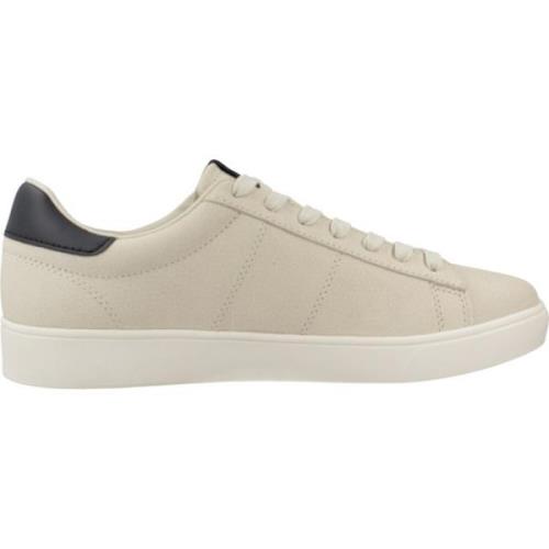 Fred Perry Texturerade Spencer Sneakers Beige, Herr