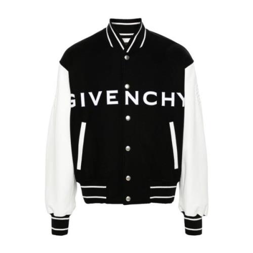 Givenchy Svart Ull Parka Jacka Black, Herr