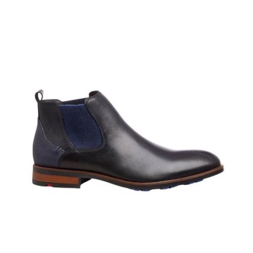 Lloyd Klassiska Läder Chelsea Boots Black, Herr