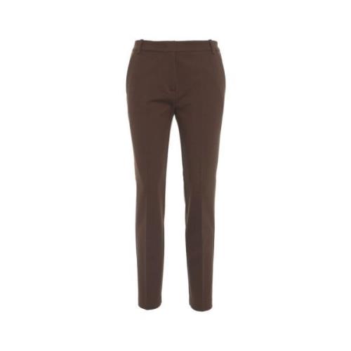 Pinko Kort Chino Byxor med Krokstängning Brown, Dam