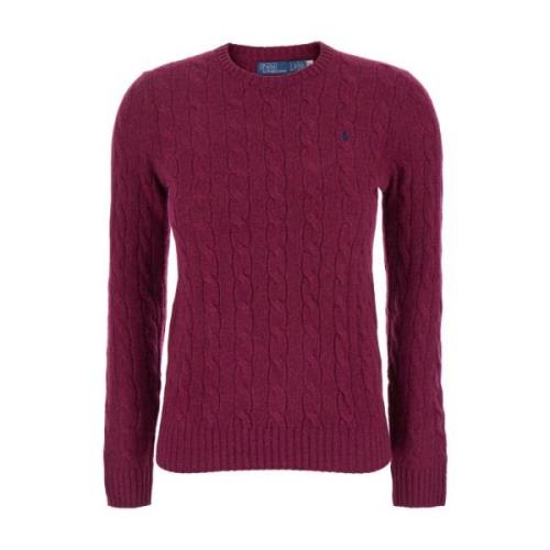 Polo Ralph Lauren Bordeaux Sweater Julianna Pullover Red, Dam