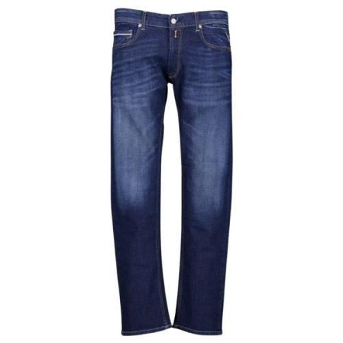 Replay Klassiska Straight Leg Jeans Blue, Herr