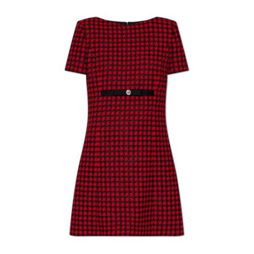 Versace Tweed Klänning Red, Dam