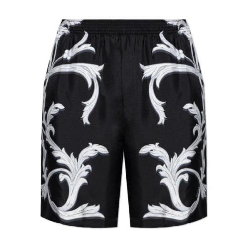 Versace Sidenshorts Black, Herr