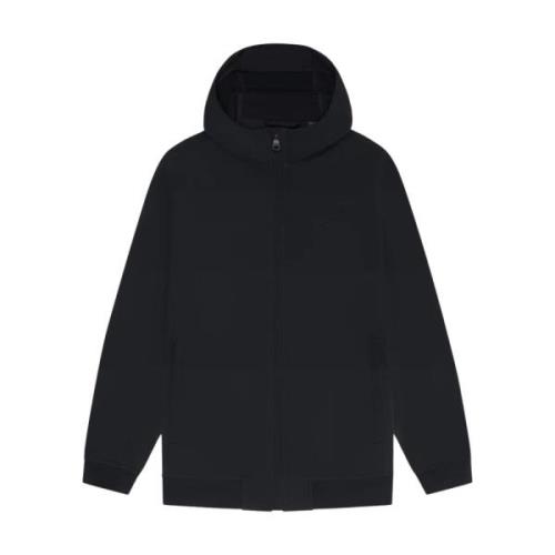 Lyle & Scott Tonal Fleece Back Jacka Svart Black, Herr