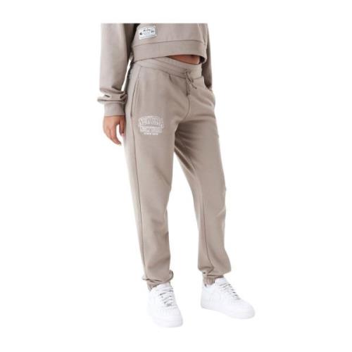 New Era Pastel Brown Arch Workmark Joggers Brown, Dam