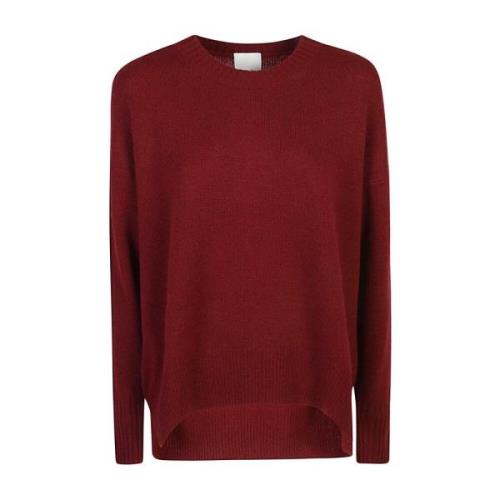 Allude Röd Sweatshirt Stilfull Dammode Red, Dam