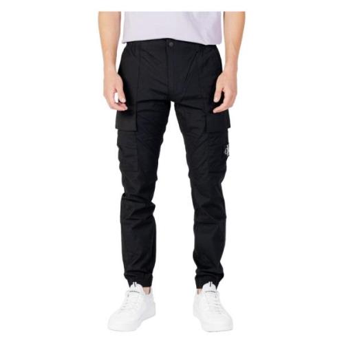 Calvin Klein Jeans Slim-fit Trousers Black, Herr