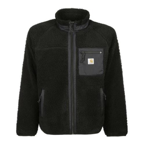 Carhartt Wip Tjock fleecejacka med nylon detaljer Black, Herr