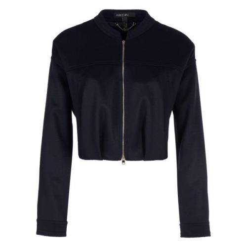 Marc Cain Ull och Kashmir Blousonjacka Blue, Dam