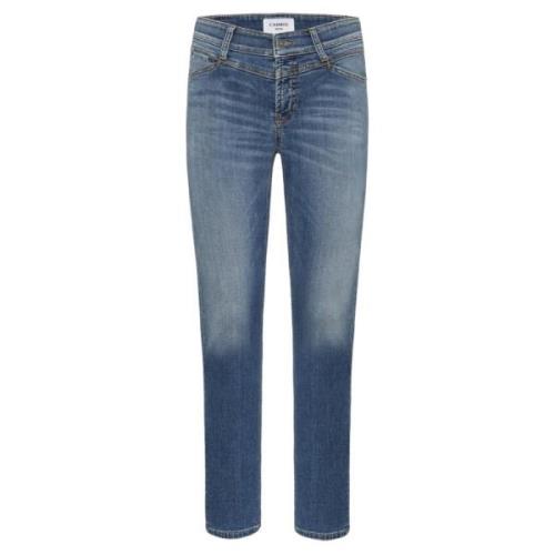 Cambio Parla Seam Blå Jeans Blue, Dam