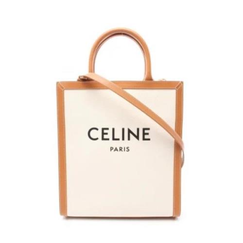 Celine Vintage Pre-owned Canvas celine-vskor Beige, Dam