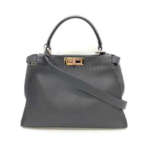 Fendi Vintage Pre-owned Laeder fendi-vskor Gray, Dam