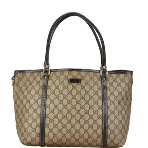 Gucci Vintage Pre-owned Laeder gucci-vskor Beige, Dam