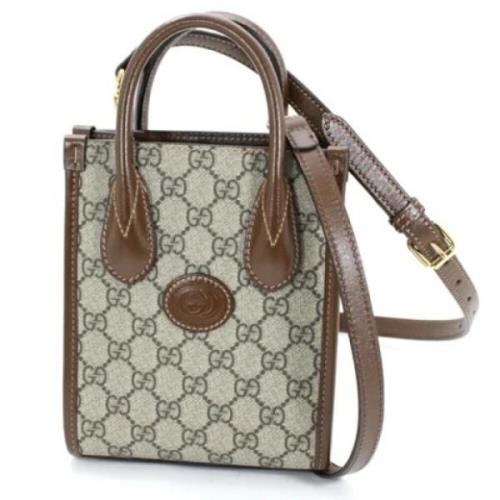 Gucci Vintage Pre-owned Plast gucci-vskor Beige, Dam