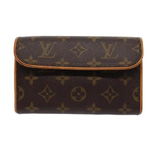 Louis Vuitton Vintage Pre-owned Canvas kuvertvskor Brown, Dam