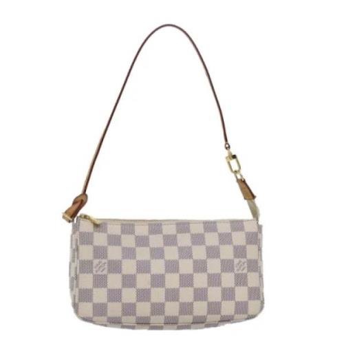 Louis Vuitton Vintage Pre-owned Canvas louis-vuitton-vskor White, Dam