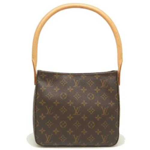 Louis Vuitton Vintage Pre-owned Tyg louis-vuitton-vskor Brown, Dam