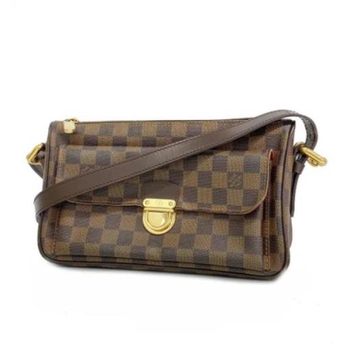 Louis Vuitton Vintage Pre-owned Tyg louis-vuitton-vskor Brown, Dam