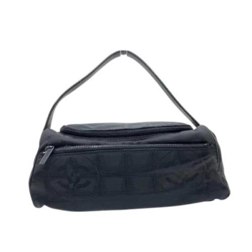 Chanel Vintage Pre-owned Canvas handvskor Black, Dam