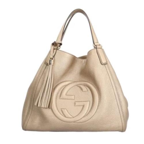 Gucci Vintage Pre-owned Laeder gucci-vskor Yellow, Dam