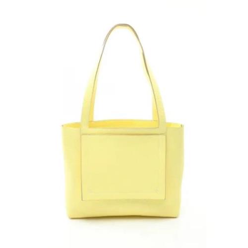 Hermès Vintage Pre-owned Laeder handvskor Yellow, Dam